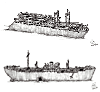 Wreck Drawing / Maps of Truk Lagoon Wrecks